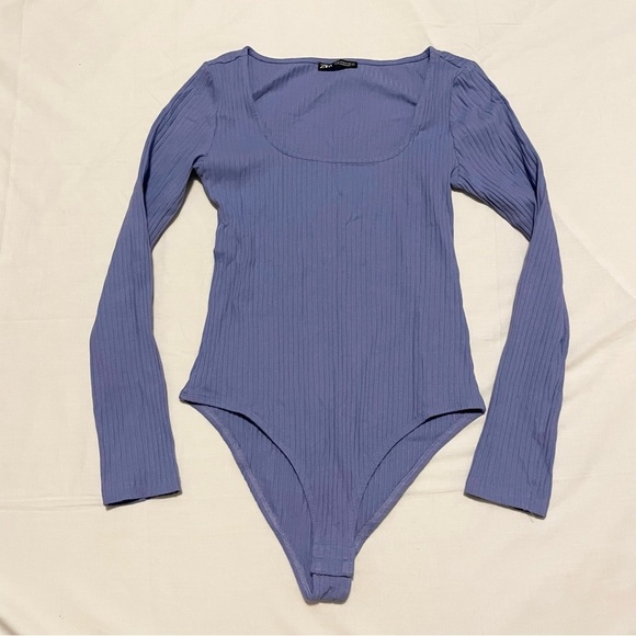 Zara Long Sleeve Bodysuit Women’s Size Medium - Picture 14 of 14